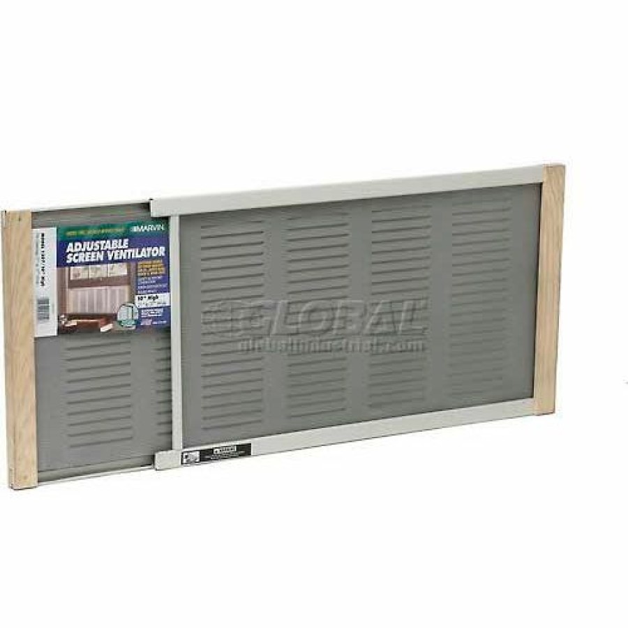 Wholesale Frost King Adjustable Window Screen With Vents, 10" High, Extends 21-37" Pkg Qty 12