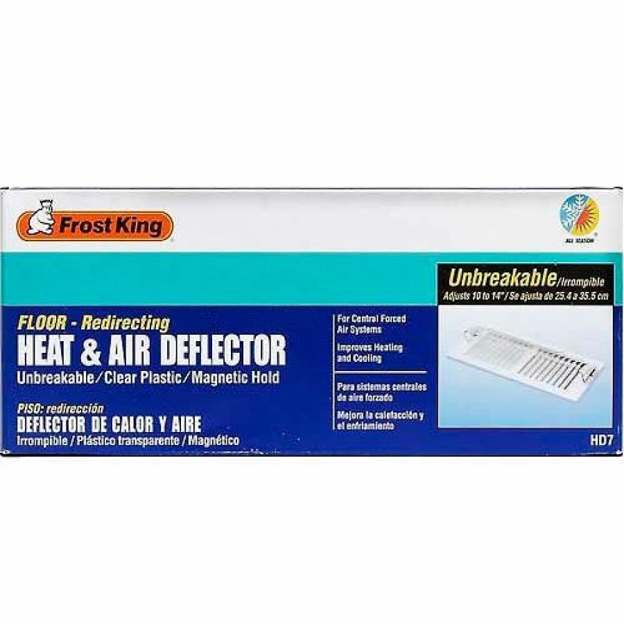 Online Frost King Unbreakable Heat & Air Deflector, 10" Extends To 14" Pkg Qty 12