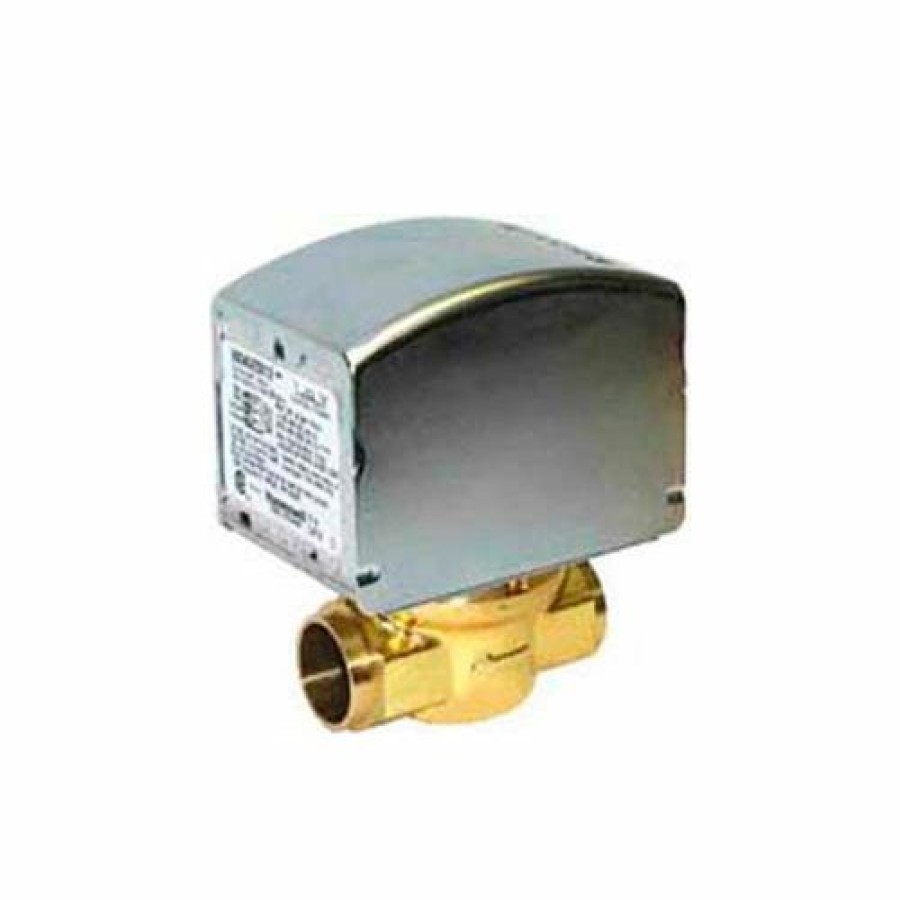 Clearance Honeywell V8043E1020 Motorized Zone Valve, 1 Inch Sweat Connection Low Voltage W/3.5 Cv Capacity