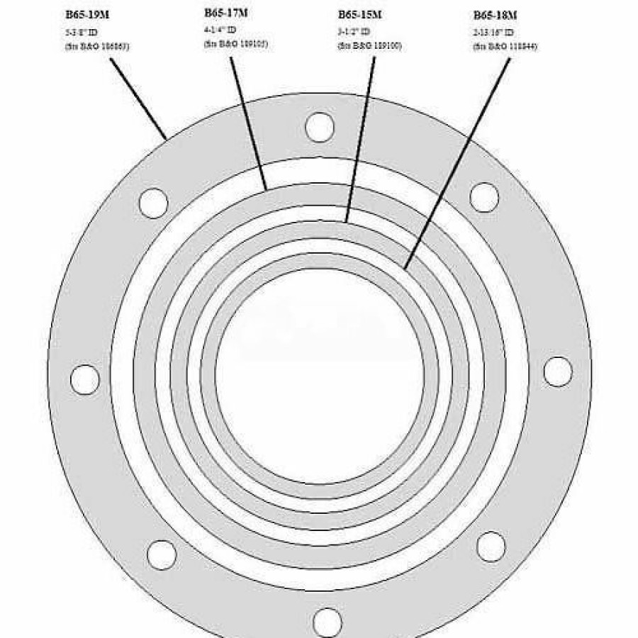 Wholesale Mitco B65-15M Circulator Body Gaskets, Use W/B&G Circulators, 3-1/2"Inside Dia Package Of 10