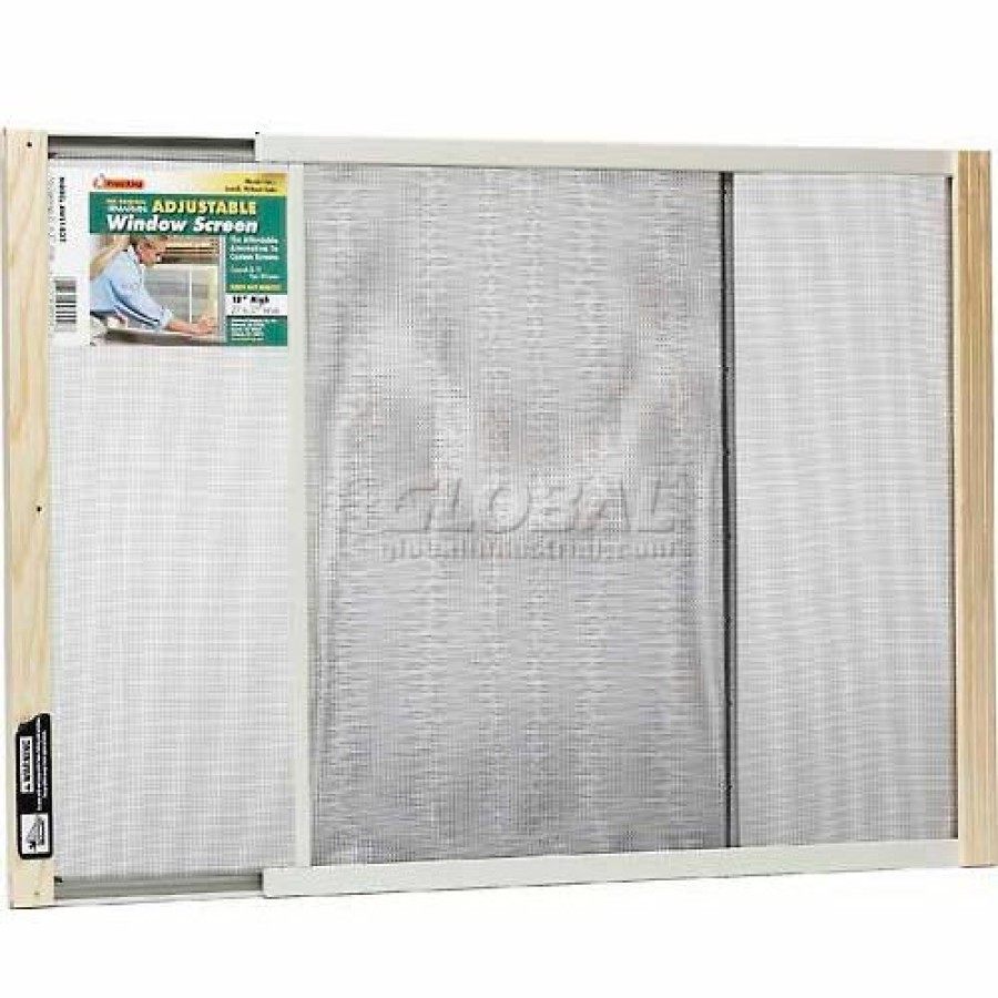 Online Frost King Adjustable Window Screen, 18" High, Extends 21-37" Pkg Qty 12