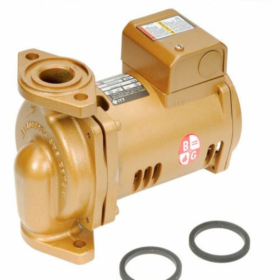 Best Bell & Gossett Maintenance-Free Series Pl Bronze Circulator Pl 36B Pump 1Bl003Lf 1/6 Hp, 115V