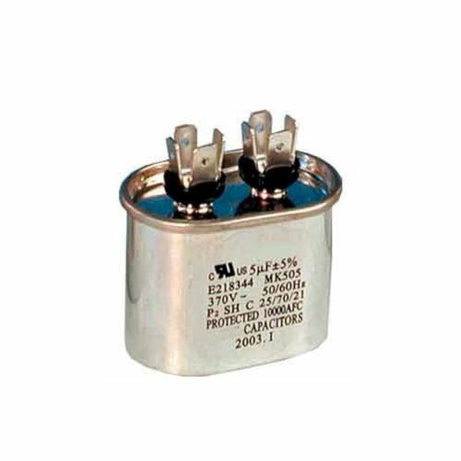 New Supco Cd40+5X440, 40 + 5 Mfd, 440V, Run Capacitor, Oval Pkg Qty 5