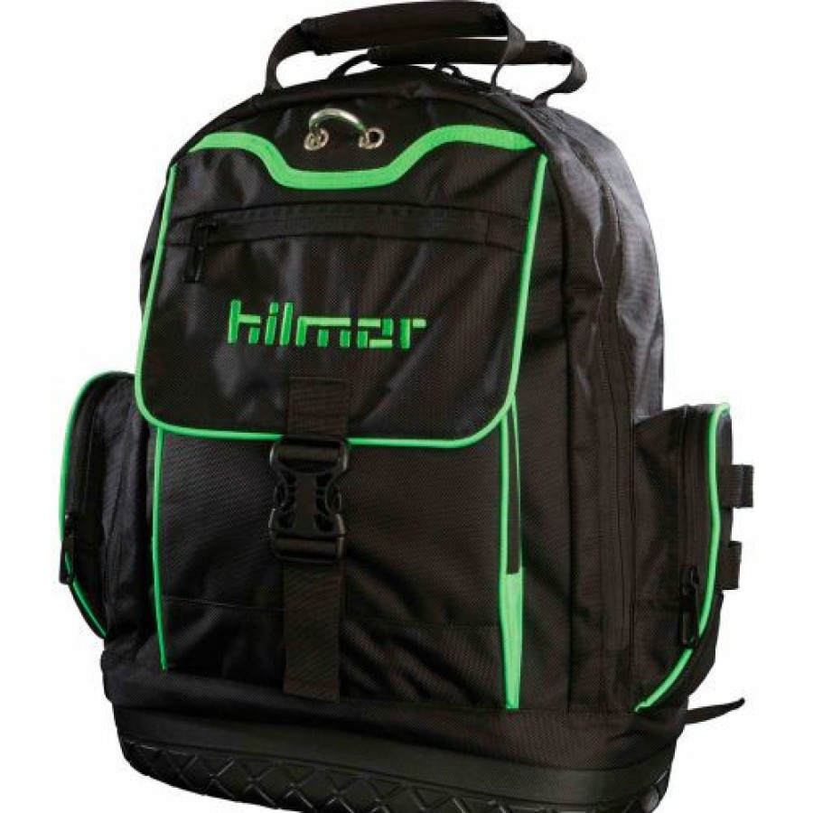 Best Hilmor Bkb Backpack Tool Bag 1839080, 11 Interior Pockets, 8 Exterior Pockets