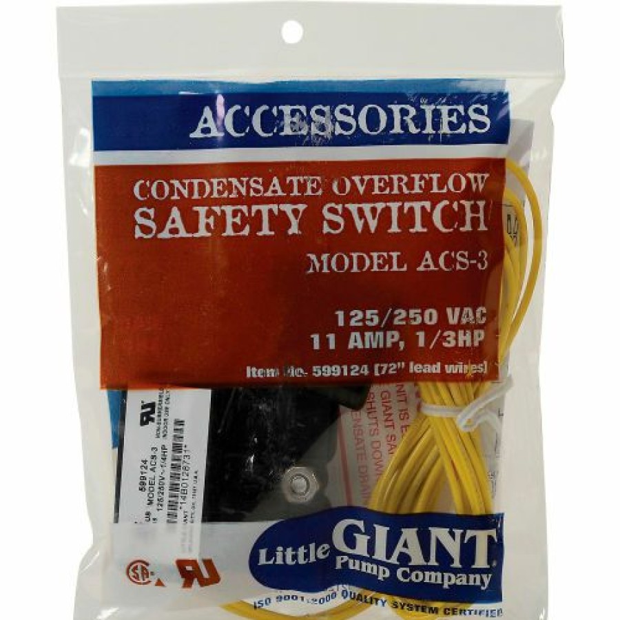 Hot Little Giant Auxiliary Condensate Overflow Safety Switch 11A, 72"L Wire