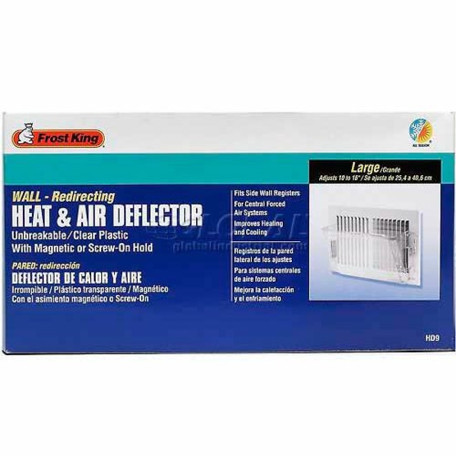 Best Frost King Large Heat & Air Deflector, Fits Registers Up To 16" Wide Pkg Qty 12