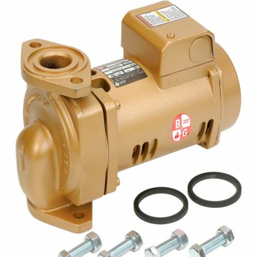 Best Bell & Gossett Maintenance-Free Series Pl Bronze Circulator Pl 55B Pump 1Bl068Lf 2/5Hp, 115V