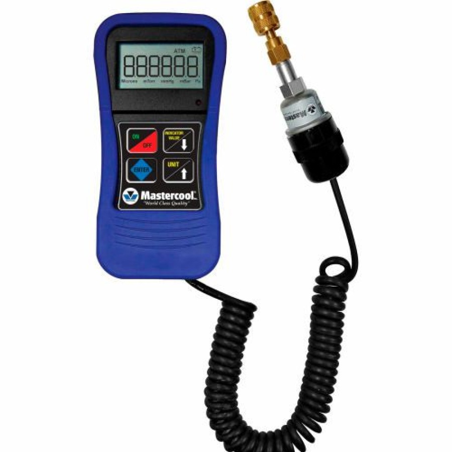 Best Mastercool 98061 Digital Vacuum Gauge With Blow Molded Case