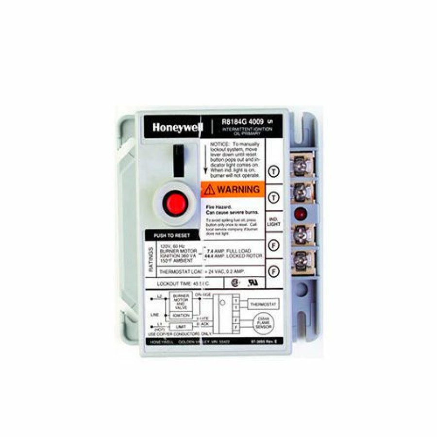 Best Honeywell Protectorelay Oil Burner Control W/ 15 Seconds Lock Out Timing R8184G4066