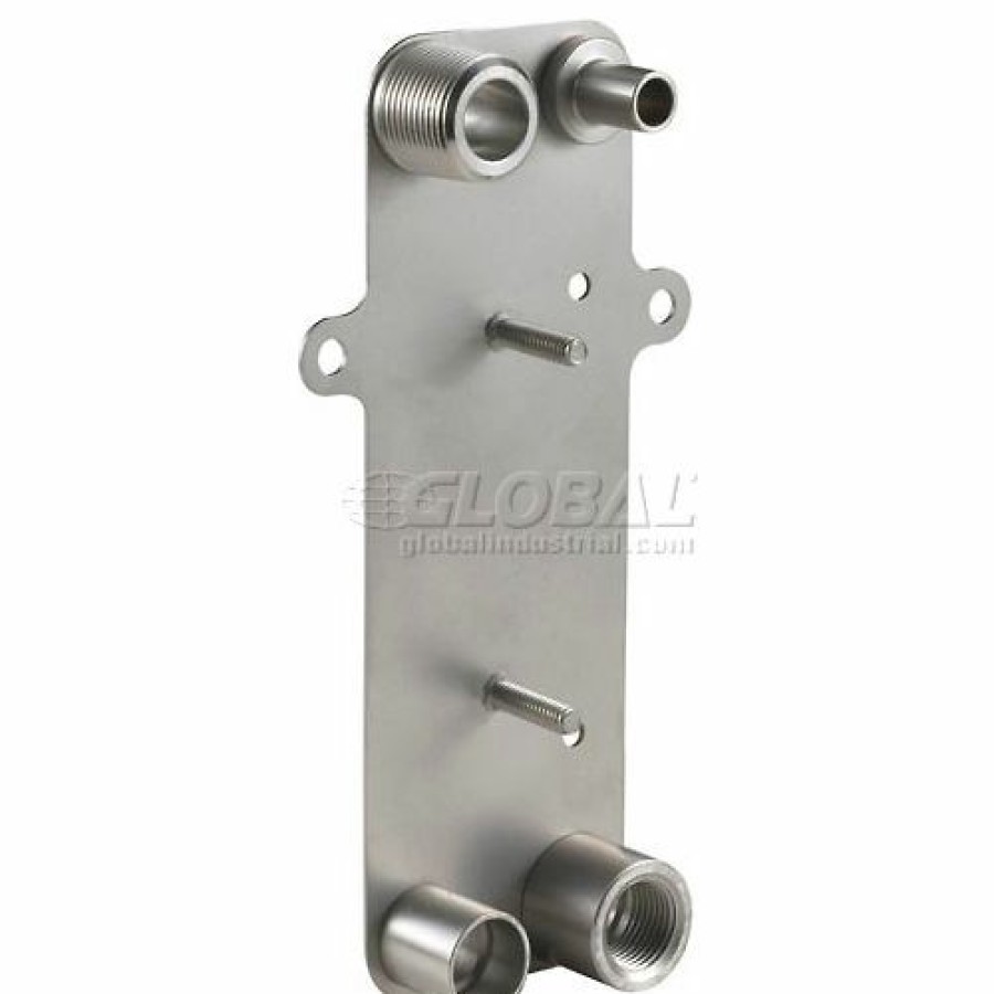 Clearance Bell & Gossett High Pressure Brazed Plate Heat Exchanger With Mounting Tabs, Bp400-30Mt