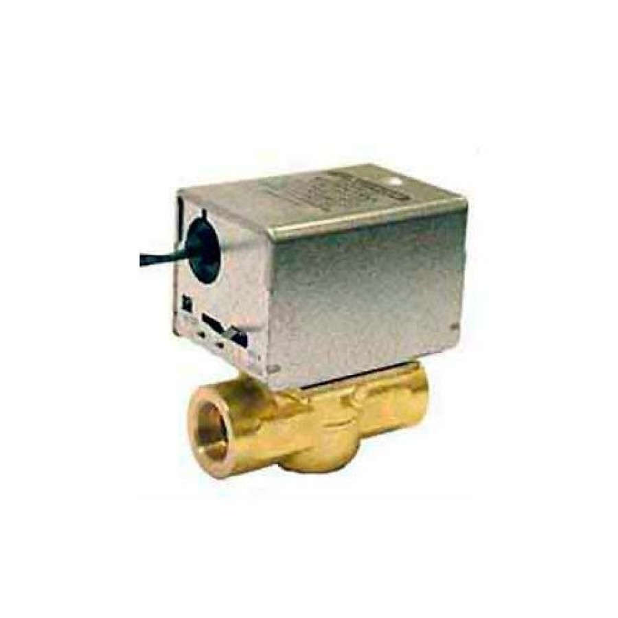 Clearance Honeywell 24V 1/2" Npt Connection Low Voltage Motorized Zone Valves W/ 35 Cv Capacity