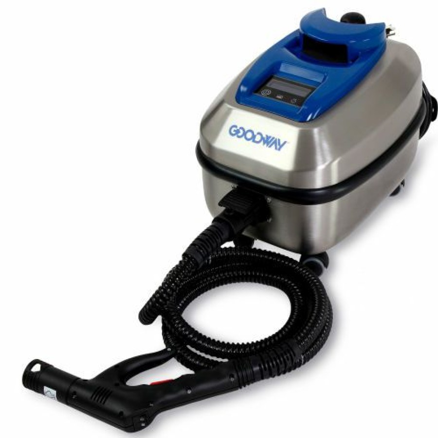 Best Goodway Commercial Vapor Steam Cleaner W/Continuous Refill & Hot Water Flush, 1650W, 115V, 60Hz